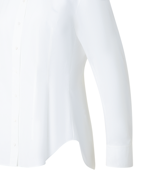Taillierte Baumwoll-Bluse