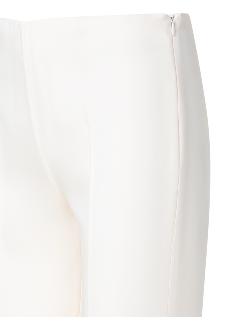 Slim-Leg Hose aus Seiden-Crêpe