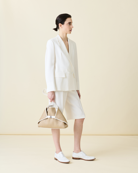 Bermudashorts aus Shantung-Seide