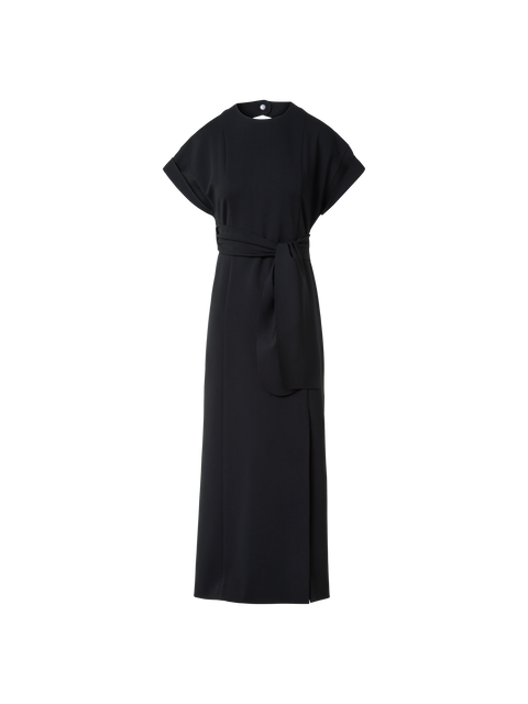 Tailliertes Midikleid aus Signature Jersey