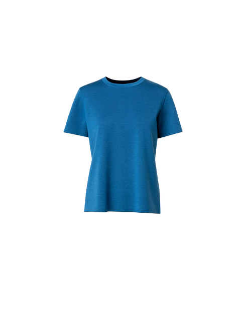 Wendbares Strick-Top aus Woll-Seiden-Stretch-Doubleface