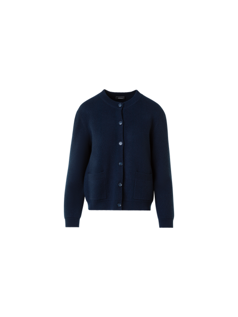 Relaxed Cardigan aus reinem Kaschmir Piqué