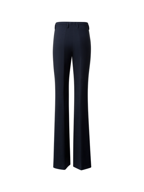 Bootcut Hose aus Woll-Doubleface