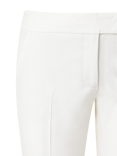 Cropped Slim Hose aus Baumwoll-Stretch