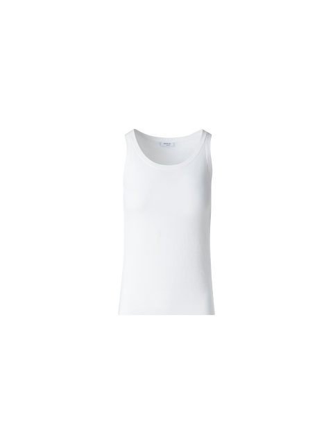Cremefarbenes Strick-Tank-Top