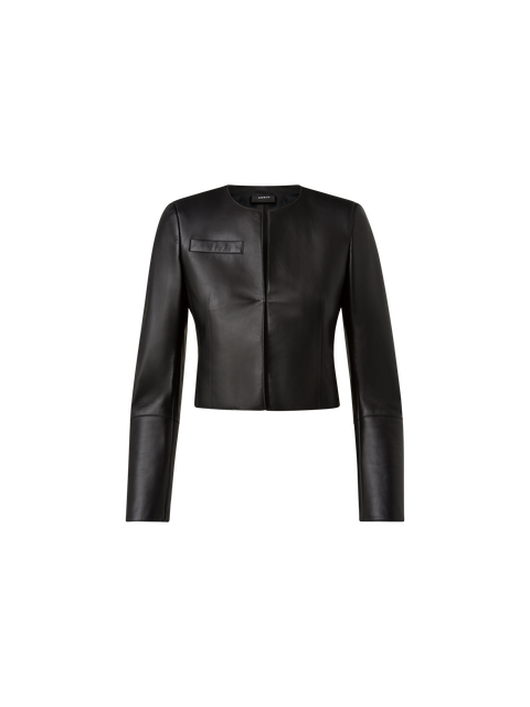 Kurze Lederjacke
