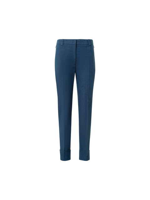 Cropped Tapered Stretch- Denim-Hose