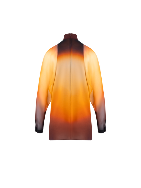 Seide Georgette-Bluse Autumn Twilight Druck