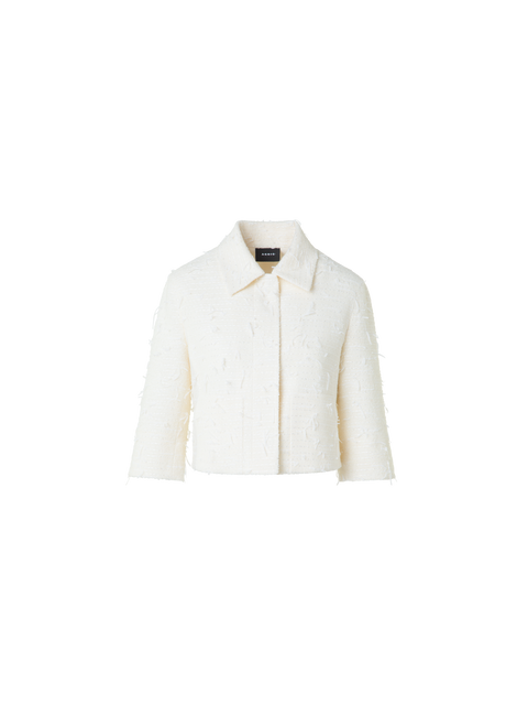 Kurze Boxy-Pailletten-Jacke