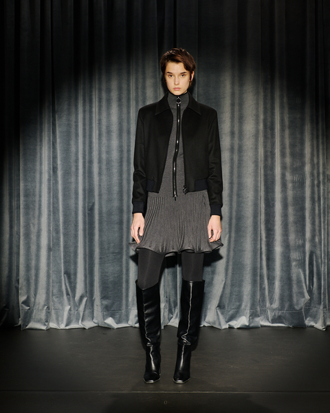 Kurzer Wolle Kaschmir Blouson