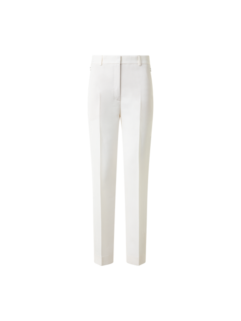 Tapered Hose aus Shantung-Seide