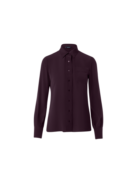 Bluse aus Seiden-Crêpe