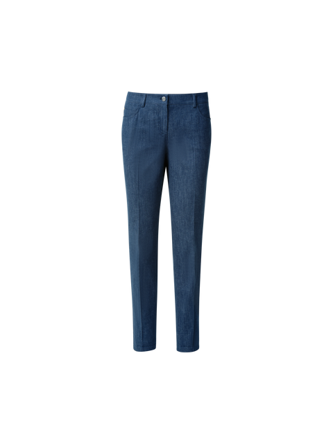 Slim Hose aus Baumwoll-Denim-Stretch
