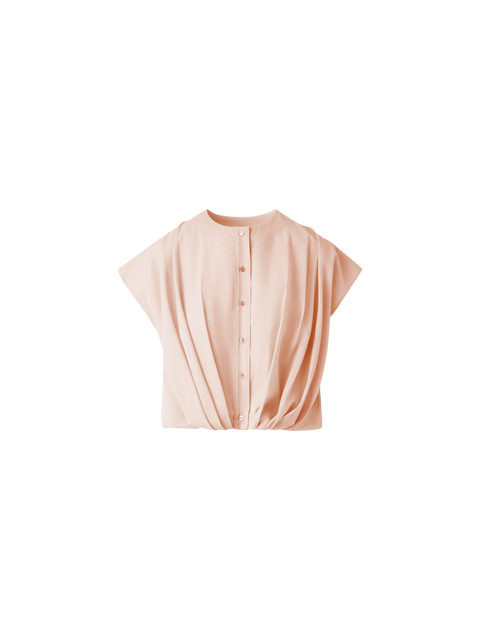 Ärmellose Bluse aus Baumwoll-Voile