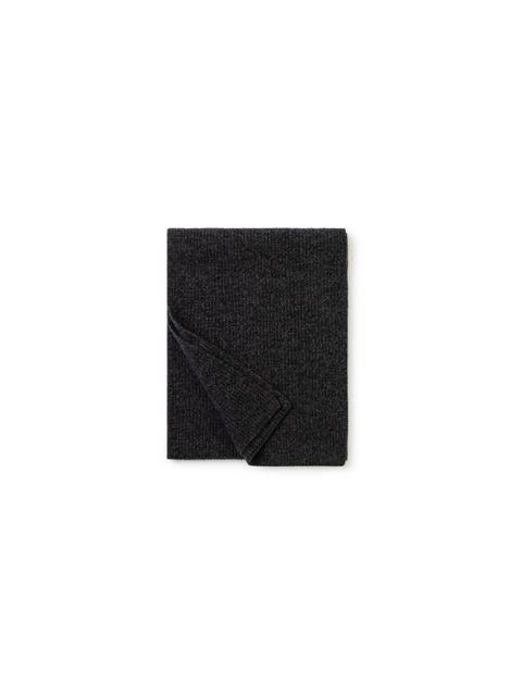 Kaschmir-Rippenstrick-Schal