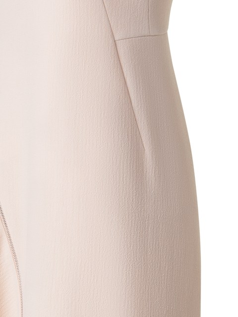Asymmetrisches Kleid aus Woll-Doubleface
