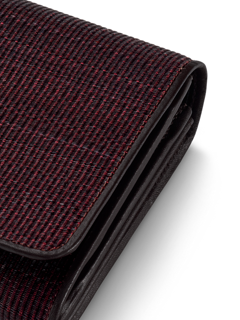 Long Over Flap Wallet in Horshair