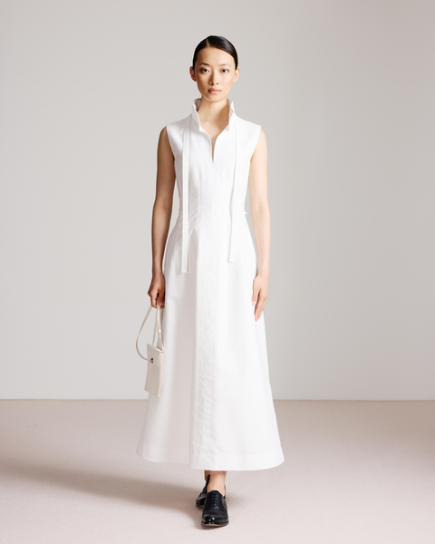 Fit-and-Flare Midikleid aus Baumwolle