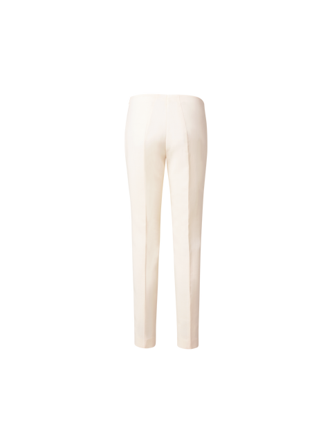 Slim Hose aus Woll-Doubleface