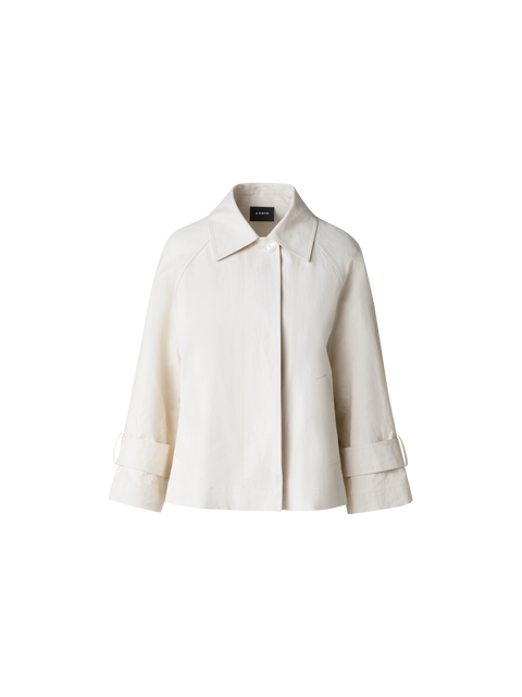Wasserabweisende Jacke aus beschichteter Leine