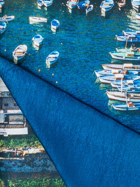 Schal aus Seide mit Marina Grande Druck