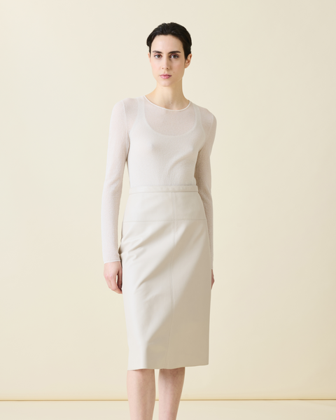 Pullover aus halbtransparenter Baumwolle