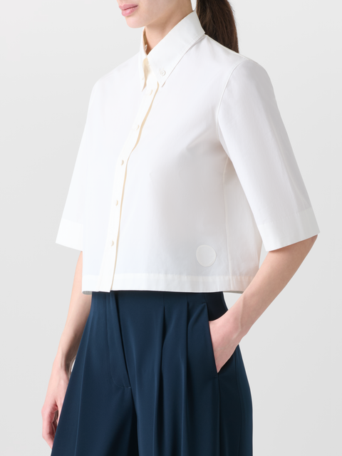 Kurzärmelige Bluse aus Baumwolle