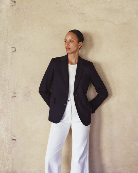 Blazer aus reinem Kaschmir Doubleface