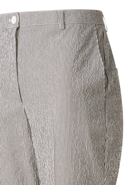 Tapered Hose aus Baumwoll-Seersucker