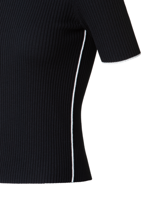 Kurzarmpullover aus Virgin Wool