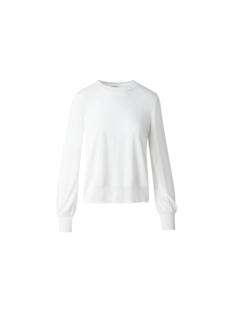 Pullover mit transparentem Ausschnitt & Ärmeln