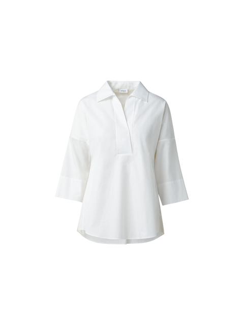 Oversize Bluse aus Baumwolle
