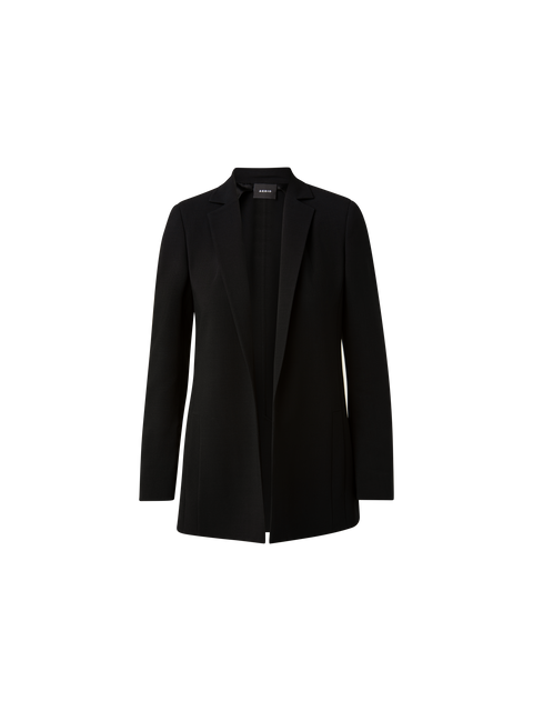 Blazer aus Woll-Doubleface mit langem Revers