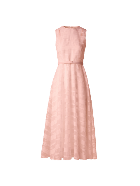 Fit-and-Flare Midikleid aus Baumwollorganza
