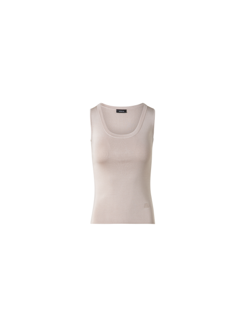 Seiden-Stricktop