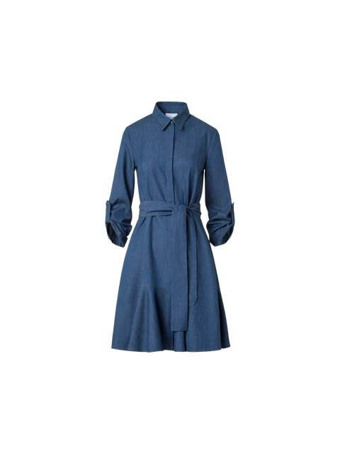 Blusenkleid aus leichtem Baumwoll-Denim