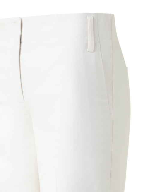 Tapered Hose aus Baumwoll-Seiden-Doubleface