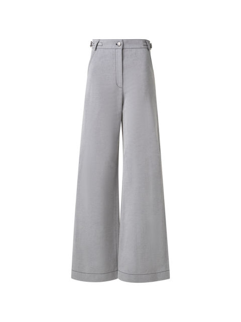 Weite Baumwoll-Stretch-Denim-Hose