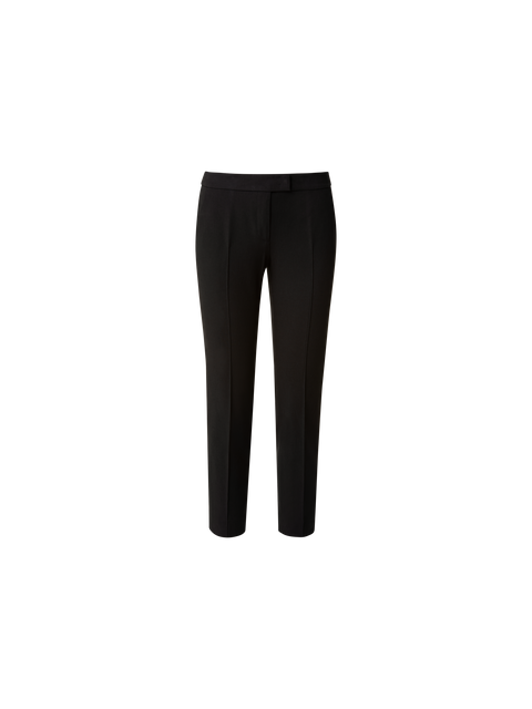 Cropped Slim-Fit Hose aus Baumwolle