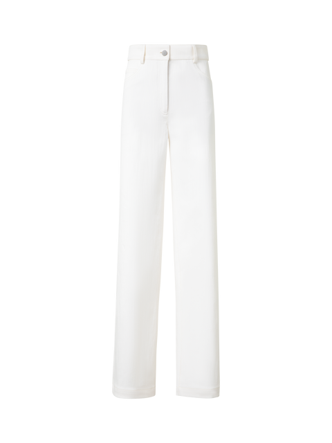 Weite Baumwoll-Denim-Hose