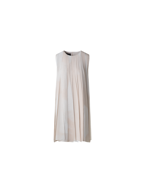Seidenband-Minikleid mit Chiaroscuro Druck