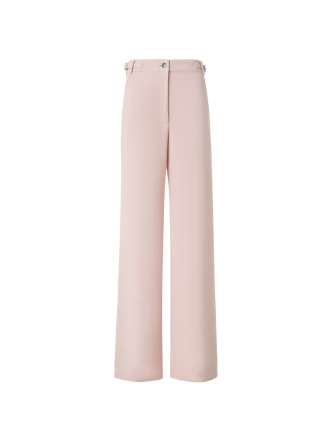 Weite Hose aus Baumwoll-Denim-Stretch