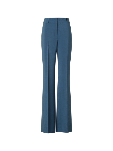 Weite Gerade Hose aus Cool Wool