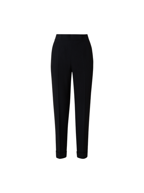 Tapered Hose aus Viskose-Crêpe