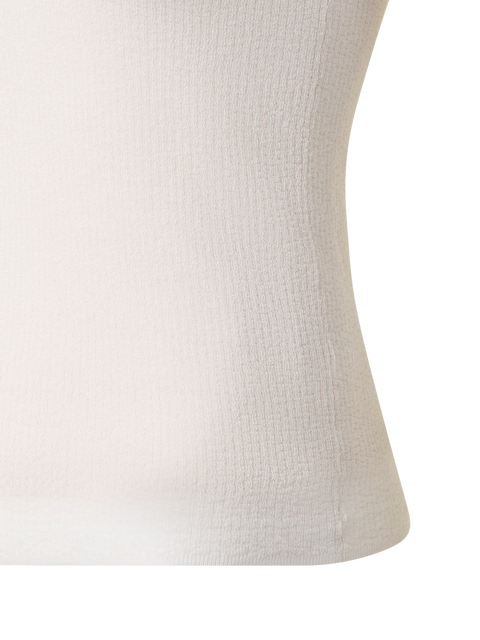 Stricktop aus halbtransparenter Baumwolle