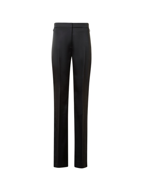 Gerade Woll-Satin Hose