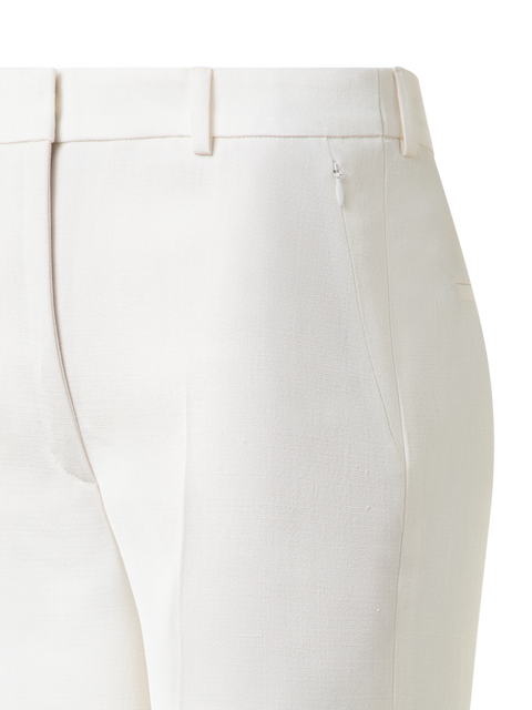 Tapered Hose aus Shantung-Seide