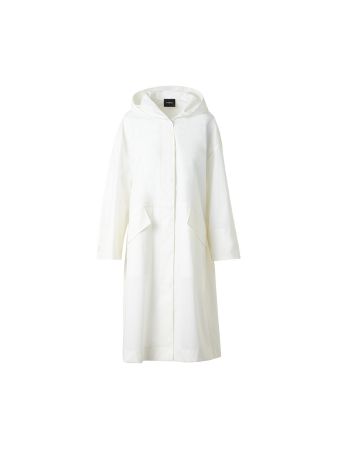 Wasserabweisender Baumwoll-Parka mit Kapuze