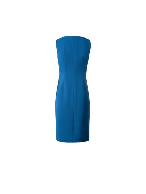 Etuikleid aus Seiden-Crêpe Stretch