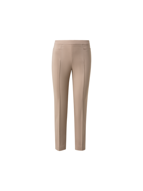 Knöchellange Hose aus Baumwolle mit Stretch